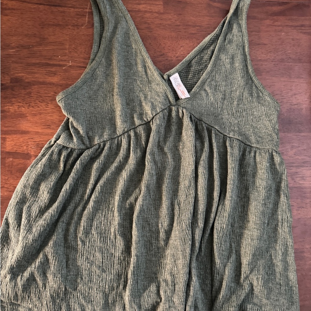 Gilligan & O'Malley Olive Tank Top